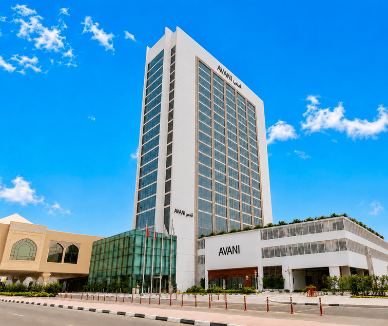 Avani Ibn Battuta Dubai Hotel Exterior View Metro Link Daytime