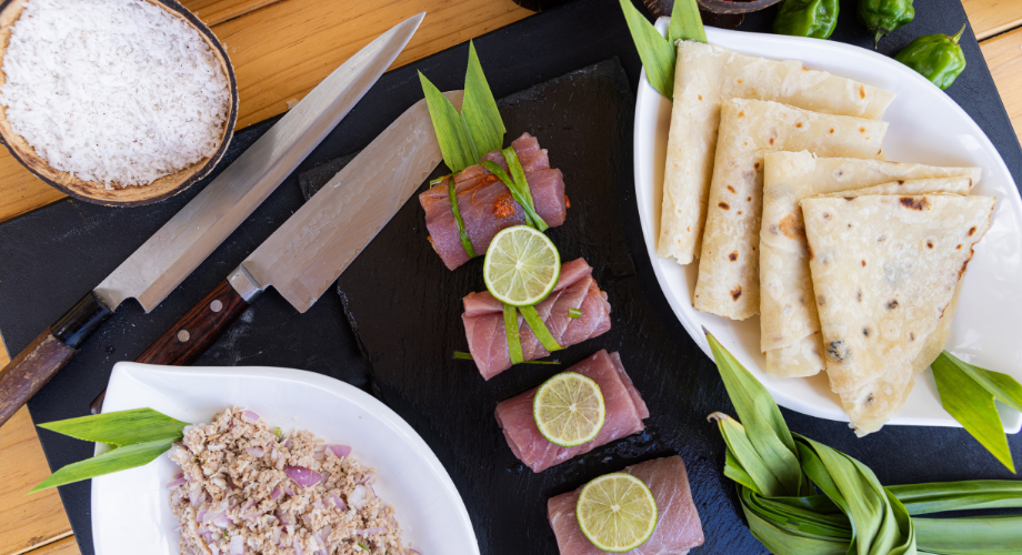  Famous Maldivian cuisine dishes on table