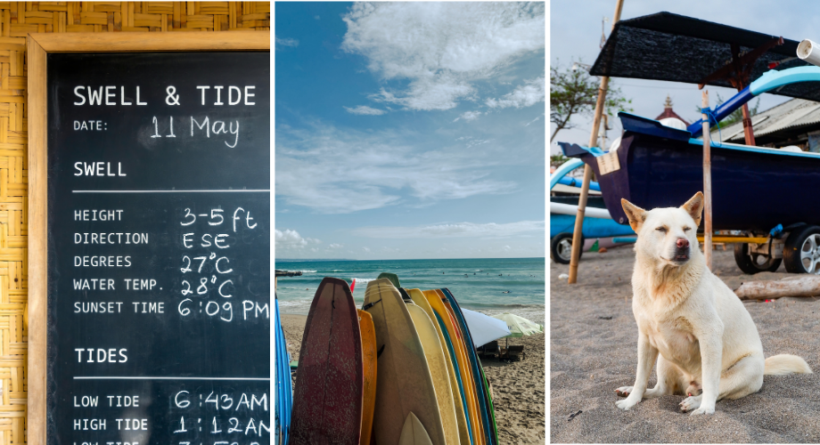 Canggu is one of the best surf beaches in Bali