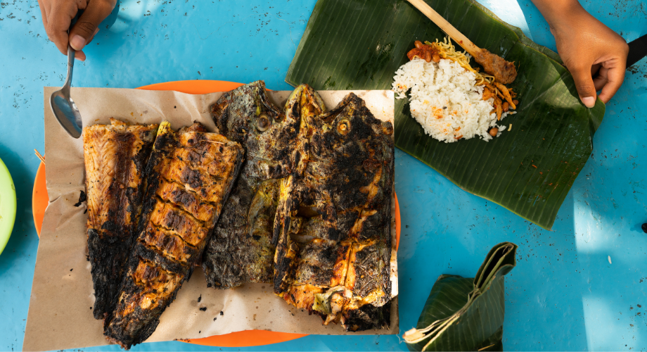 Home-style Balinese meals