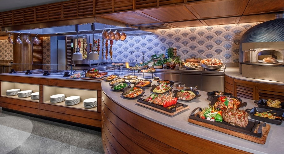 Fushi Cafe at Anantara Dhigu Maldives Resort - Maldivian Night Buffet