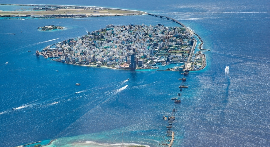 Malé Island, the capital of the Maldives