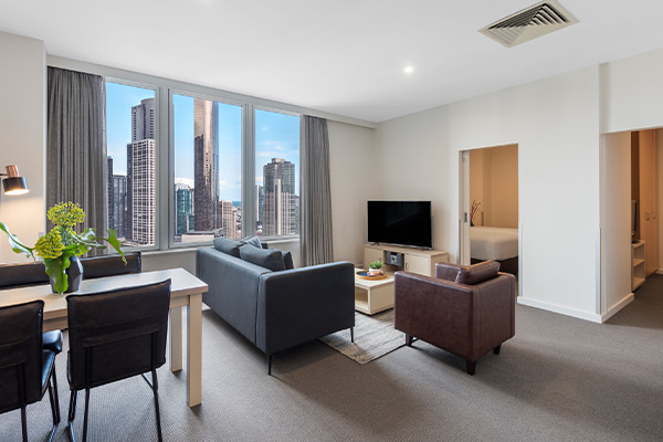 Oaks Melbourne on Market Hotel 2 Bedroom Premium Living