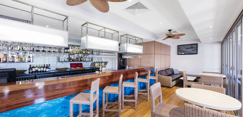 popular cocktail bar with Foxtel, air conditioning and good pub lunch at 1861 Restaurant in Broome, Western Australia